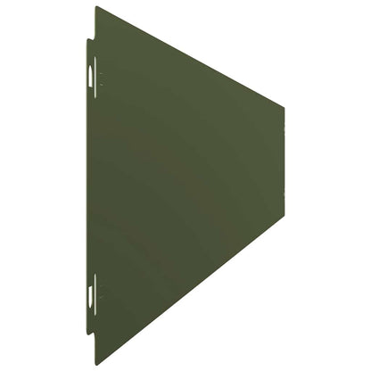 Bordure per Prato 50 pz Verde Oliva Acciaio Laminato a Freddo | homemem39