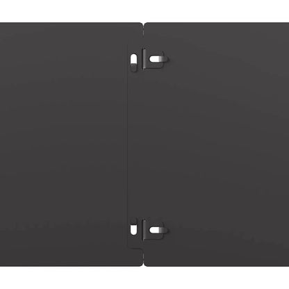 Bordure per Prato 10 pz Nere Acciaio Laminato a Freddo | homemem39