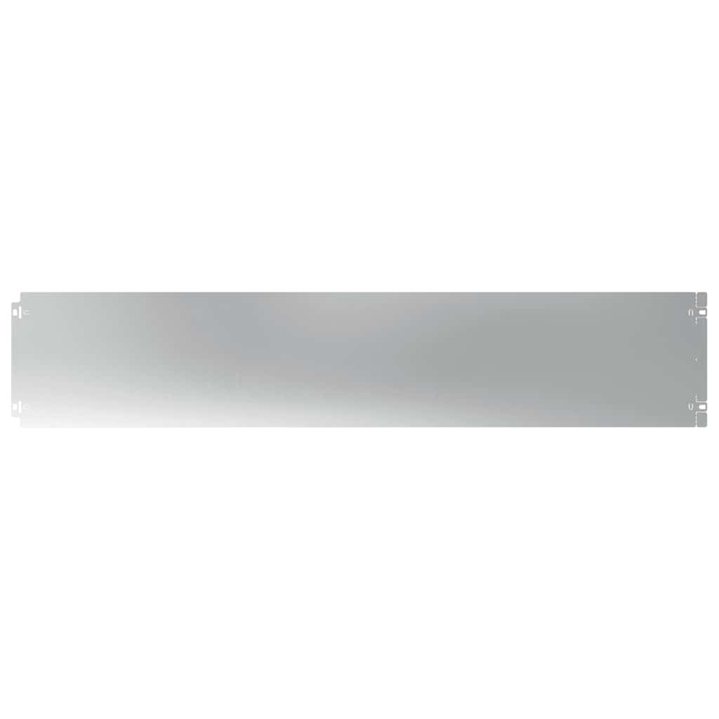 Bordure per Prato 10 pz 20x103 cm Acciaio Zincato | homemem39
