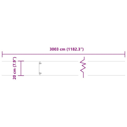 Bordure per Prato 30 pz Antracite Acciaio Laminato a Freddo | homemem39