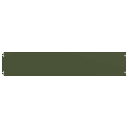 Bordure per Prato 30 pz Verde Oliva Acciaio Laminato a Freddo | homemem39