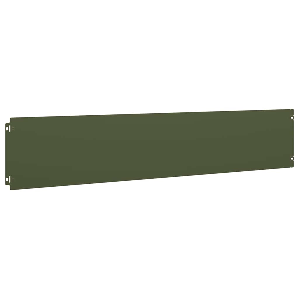 Bordure per Prato 30 pz Verde Oliva Acciaio Laminato a Freddo | homemem39
