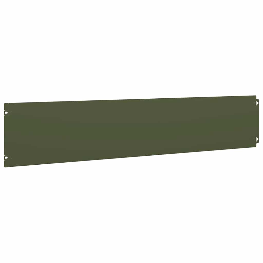 Bordure per Prato 30 pz Verde Oliva Acciaio Laminato a Freddo | homemem39