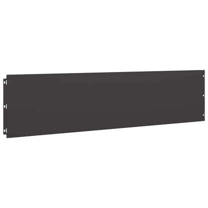 Bordure per Prato 10 pz Nere Acciaio Laminato a Freddo | homemem39