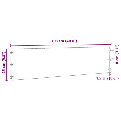 Bordure per Prato 10 pz Nere Acciaio Laminato a Freddo | homemem39