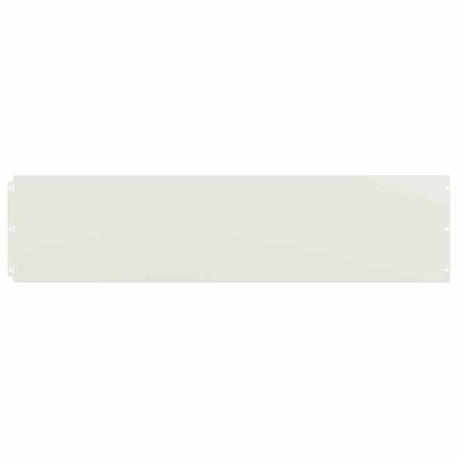 Bordure per Prato 10 pz Bianchi Acciaio Laminato a Freddo | homemem39
