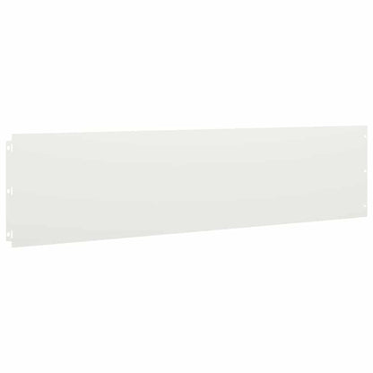 Bordure per Prato 10 pz Bianchi Acciaio Laminato a Freddo | homemem39