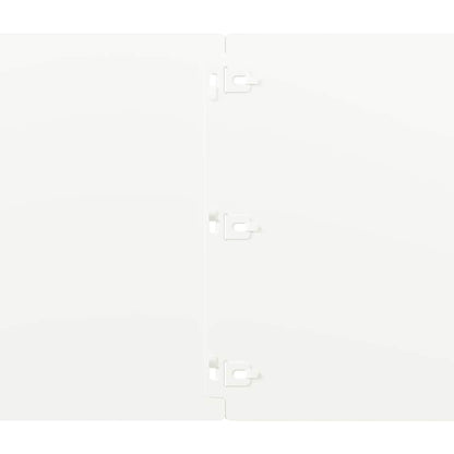 Bordure per Prato 10 pz Bianchi Acciaio Laminato a Freddo | homemem39