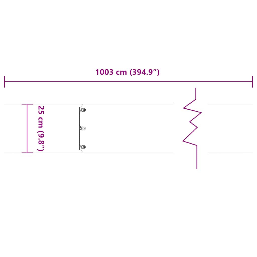 Bordure per Prato 10 pz Bianchi Acciaio Laminato a Freddo | homemem39