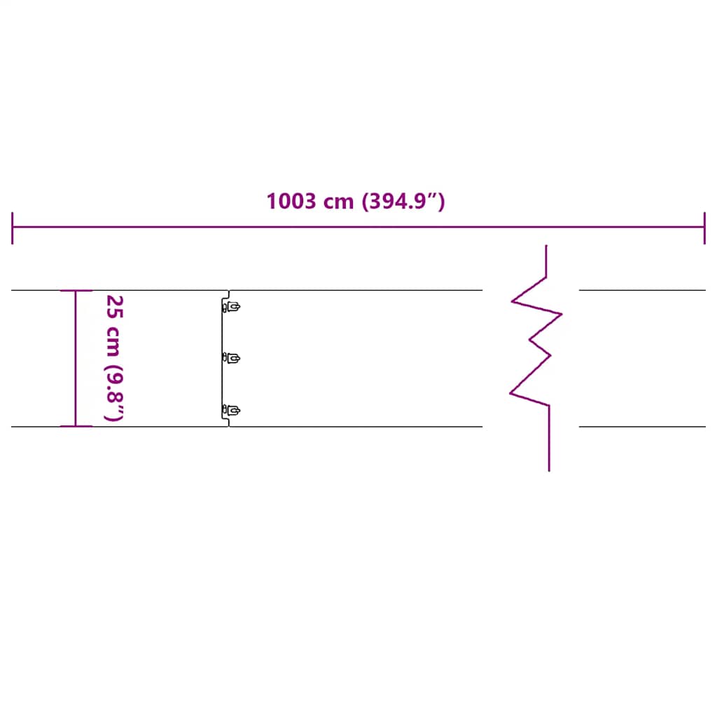 Bordure per Prato 10 pz Verde Oliva Acciaio Laminato a Freddo | homemem39