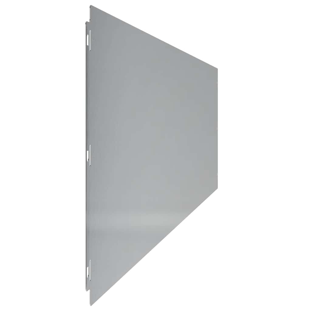 Bordure per Prato 10 pz 25x103 cm Acciaio Zincato | homemem39