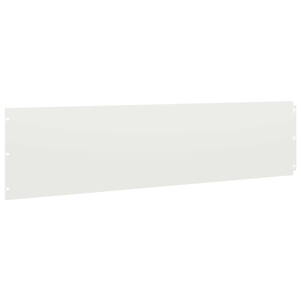 Bordure per Prato 20 pz Bianchi Acciaio Laminato a Freddo | homemem39
