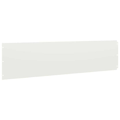 Bordure per Prato 20 pz Bianchi Acciaio Laminato a Freddo | homemem39