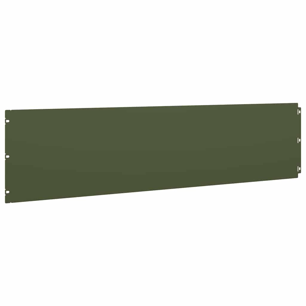 Bordure per Prato 20 pz Verde Oliva Acciaio Laminato a Freddo | homemem39