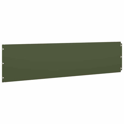 Bordure per Prato 20 pz Verde Oliva Acciaio Laminato a Freddo | homemem39