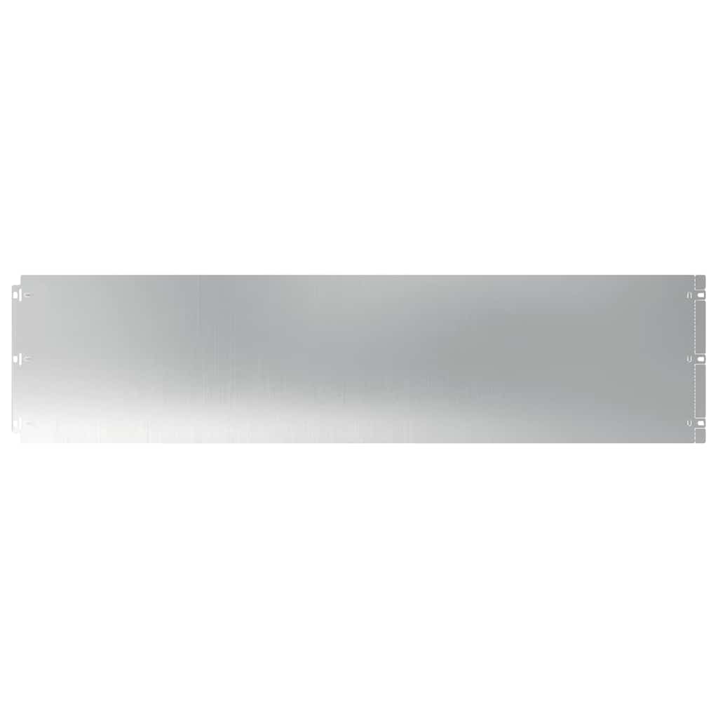 Bordure per Prato 20 pz 25x103 cm Acciaio Zincato | homemem39