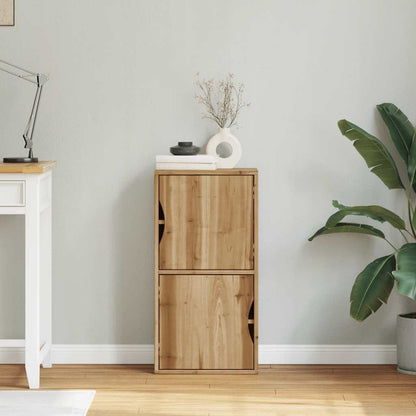 Armadietto Laterale ODDA 40x24x79 cm in Legno Massello di Pino - homemem39