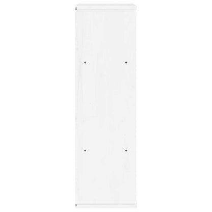 Armadietto Laterale ODDA Bianco 40x24x79 cm Legno Massello Pino - homemem39