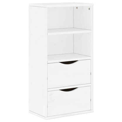 Armadietto Laterale con Cassetti ODDA Bianco 40x24x79 cm - homemem39