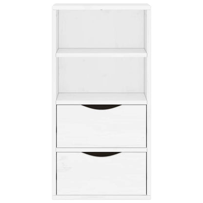 Armadietto Laterale con Cassetti ODDA Bianco 40x24x79 cm - homemem39