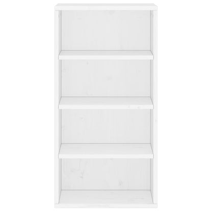 Armadietto Laterale ODDA Bianco 40x24x79 cm Legno Massello Pino - homemem39