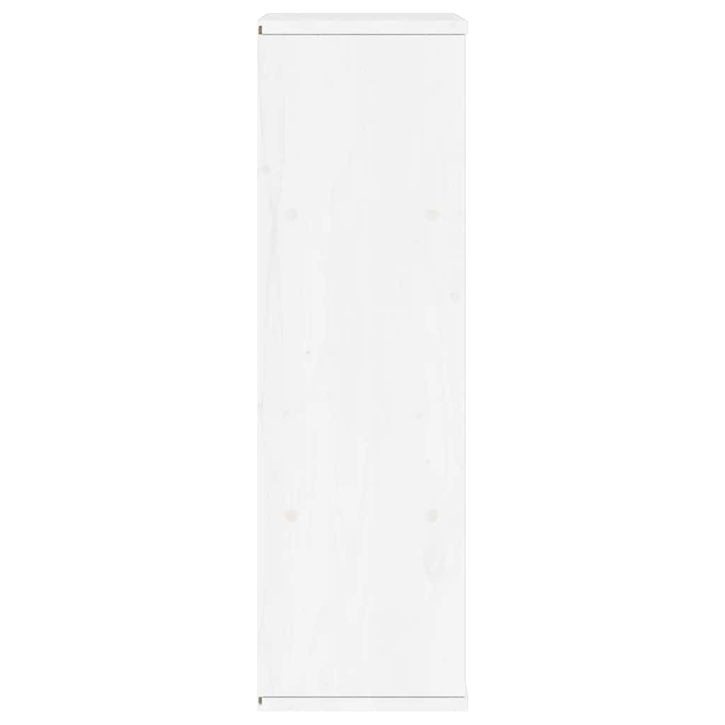 Armadietto Laterale ODDA Bianco 40x24x79 cm Legno Massello Pino - homemem39