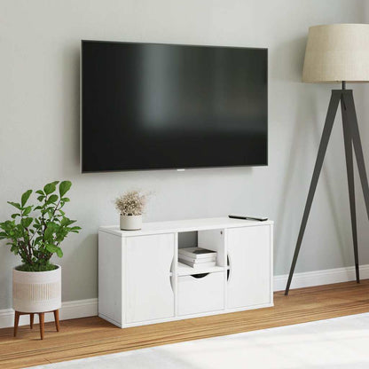 Mobile Porta TV con Cassetto ODDA Bianco 79x24x40 cm - homemem39