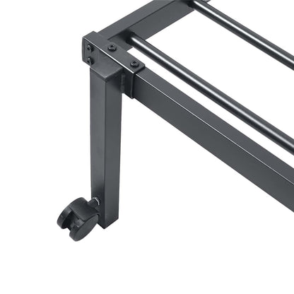 Giroletto senza Materasso Pieghevole Nero 107x203 cm in Acciaio