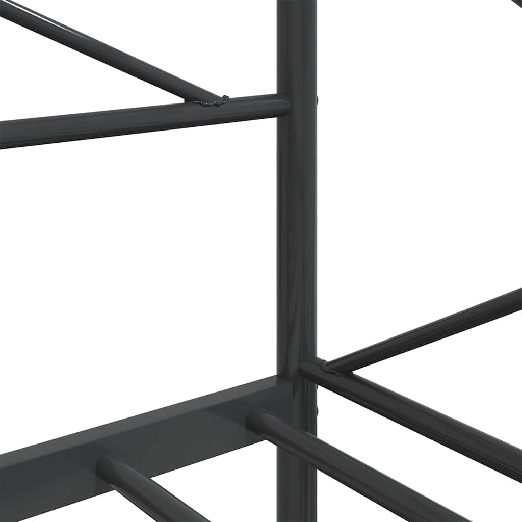 Dormeuse senza Materasso Nero 90x200 cm in Acciaio | homemem39