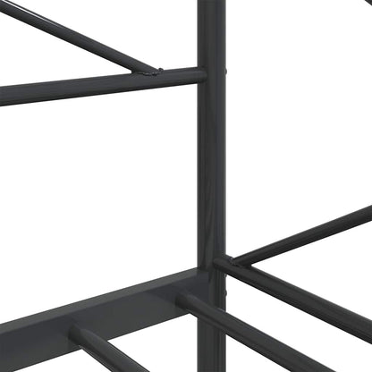 Dormeuse senza Materasso Nero 90x200 cm in Acciaio | homemem39