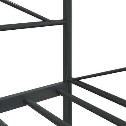 Dormeuse senza Materasso Nero 100x190 cm in Acciaio | homemem39