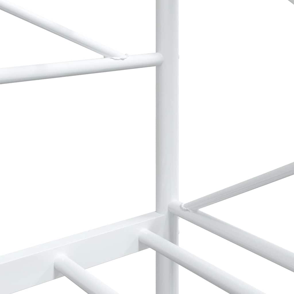 Dormeuse senza Materasso Bianco 90x190 cm in Acciaio - homemem39