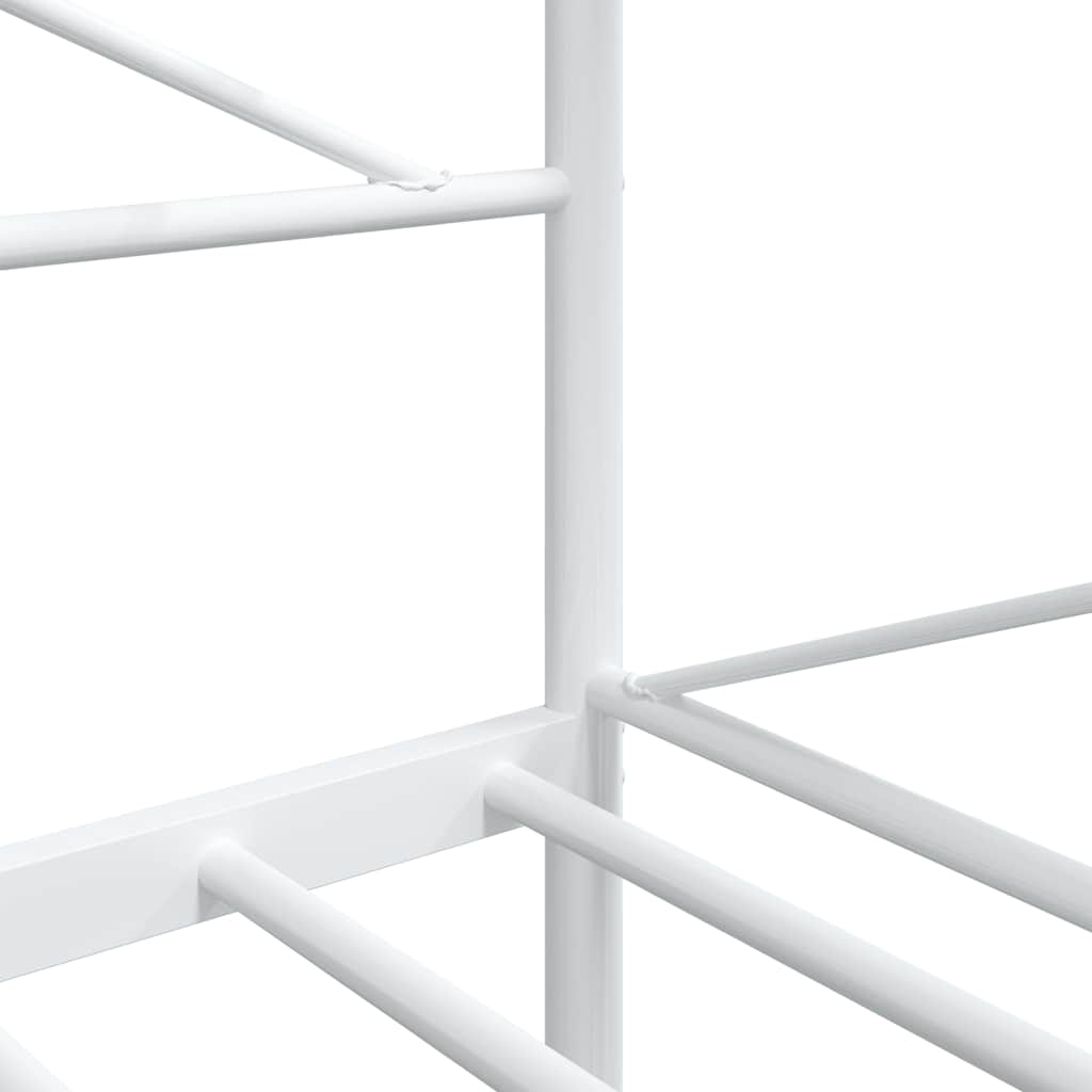 Dormeuse senza Materasso Bianco 100x190 cm in Acciaio - homemem39