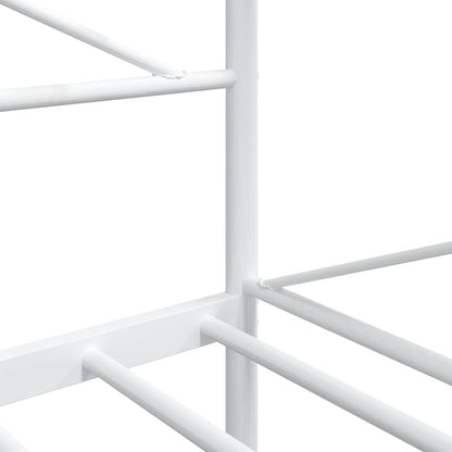 Dormeuse senza Materasso Bianco 100x190 cm in Acciaio - homemem39