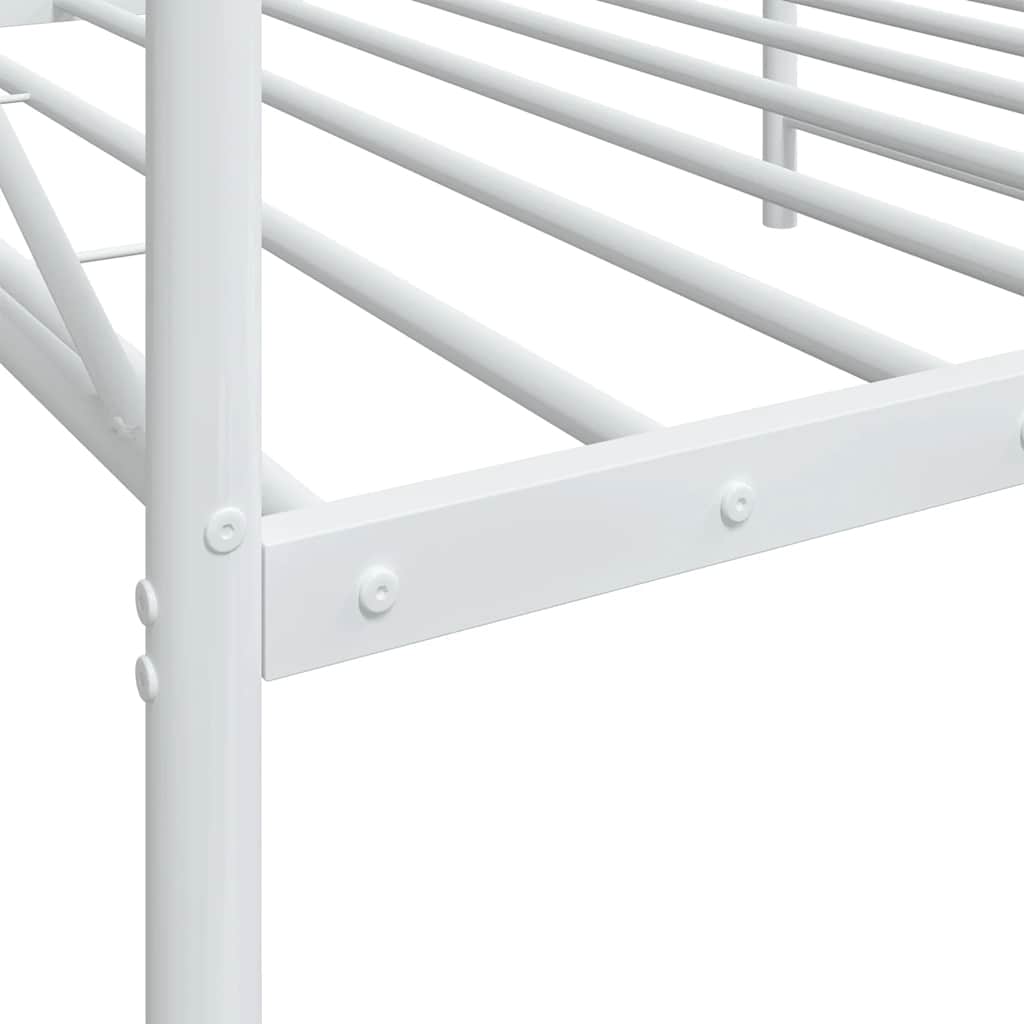Dormeuse senza Materasso Bianco 100x200 cm in Acciaio | homemem39