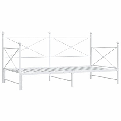 Divano Letto Estraibile senza Materasso 100x190 cm in Acciaio