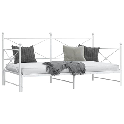 Divano Letto Estraibile senza Materasso 100x190 cm in Acciaio - homemem39
