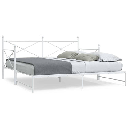 Divano Letto Estraibile senza Materasso 100x190 cm in Acciaio - homemem39