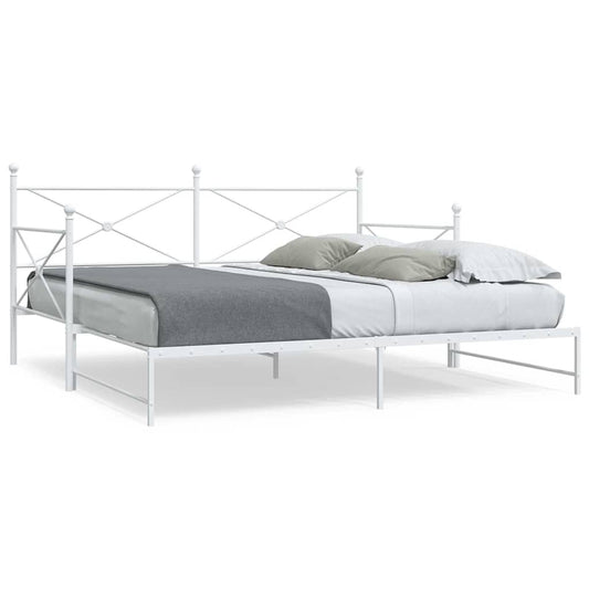 Divano Letto Estraibile senza Materasso 100x200 cm in Acciaio - homemem39