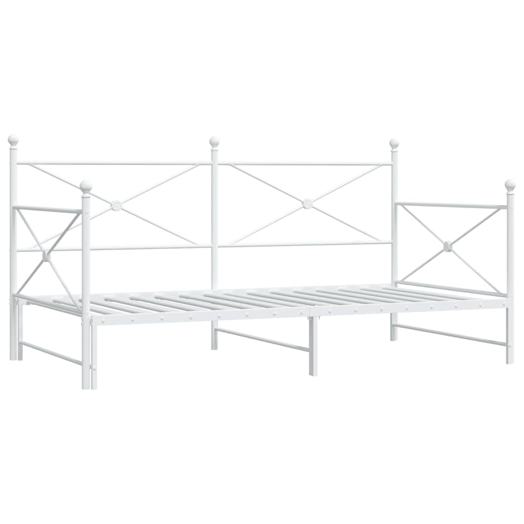 Divano Letto Estraibile senza Materasso 107x203 cm in Acciaio | homemem39