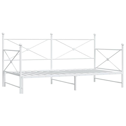 Divano Letto Estraibile senza Materasso 107x203 cm in Acciaio | homemem39