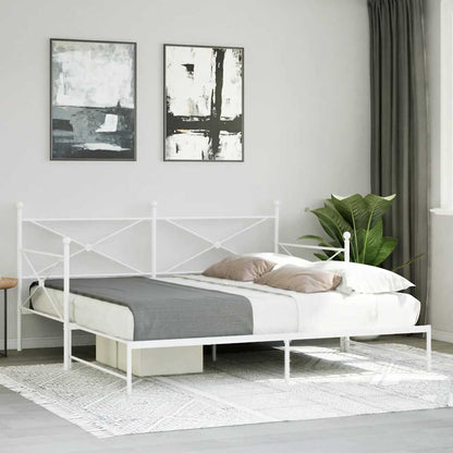Divano Letto Estraibile senza Materasso 107x203 cm in Acciaio | homemem39