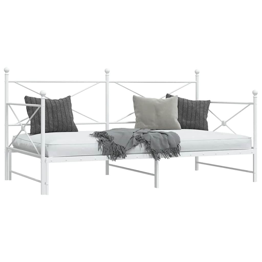 Divano Letto Estraibile senza Materasso 107x203 cm in Acciaio | homemem39