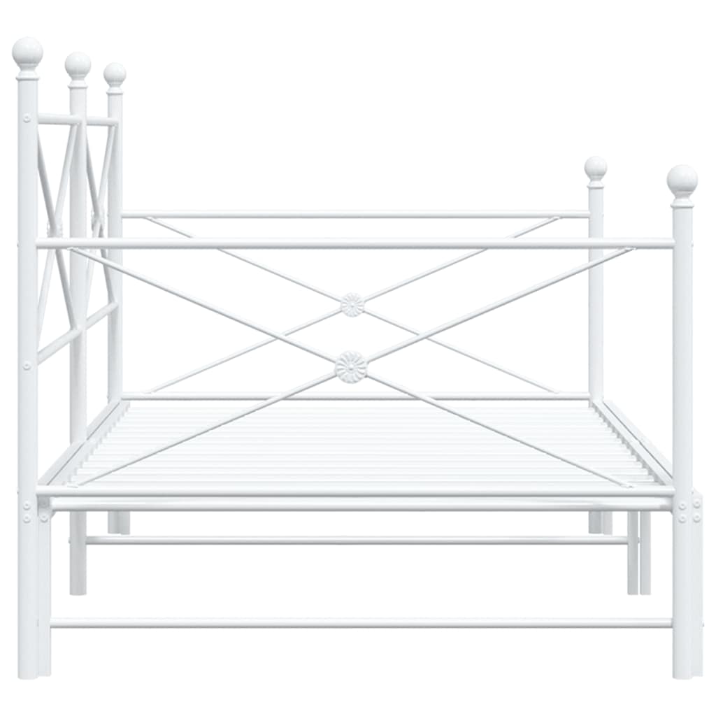 Divano Letto Estraibile senza Materasso 107x203 cm in Acciaio | homemem39