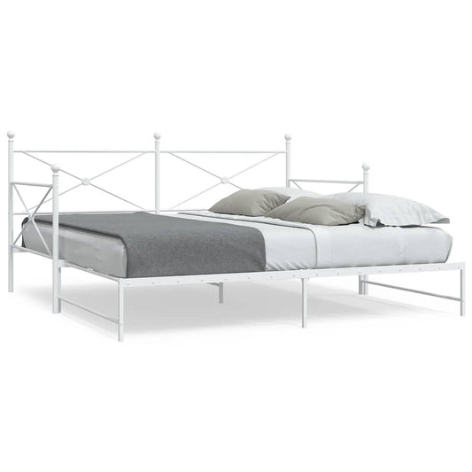 Divano Letto Estraibile senza Materasso 107x203 cm in Acciaio | homemem39
