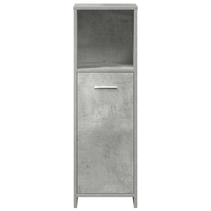Set Mobili da Bagno 3 pz Grigio Cemento in Legno Multistrato | homemem39