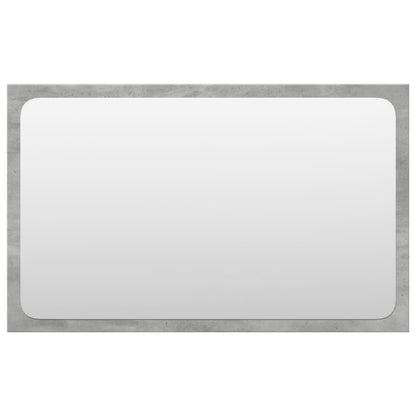 Set Mobili da Bagno 3 pz Grigio Cemento in Legno Multistrato