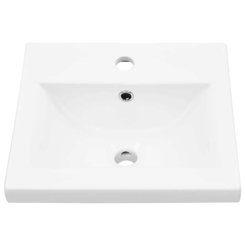 Set Mobili da Bagno 4 pz Grigio Cemento in Legno Multistrato