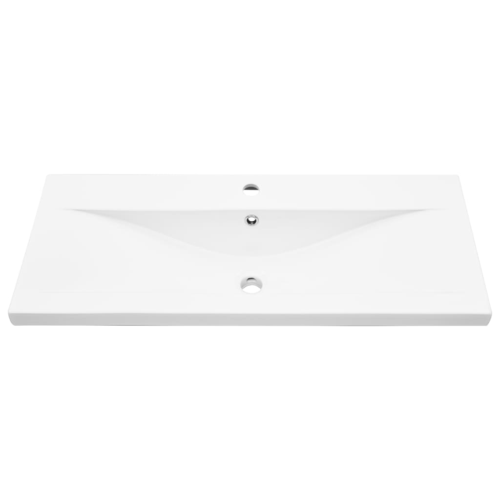 Set Mobili da Bagno 5 pz Grigio Cemento in Legno Multistrato