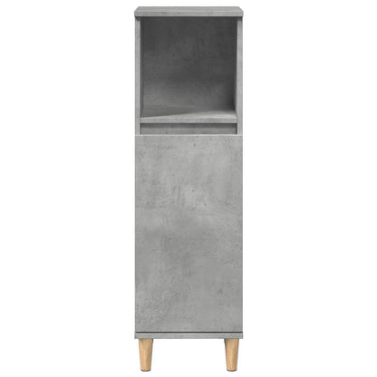 Set Mobili da Bagno 3 pz Grigio Cemento in Legno Multistrato | homemem39